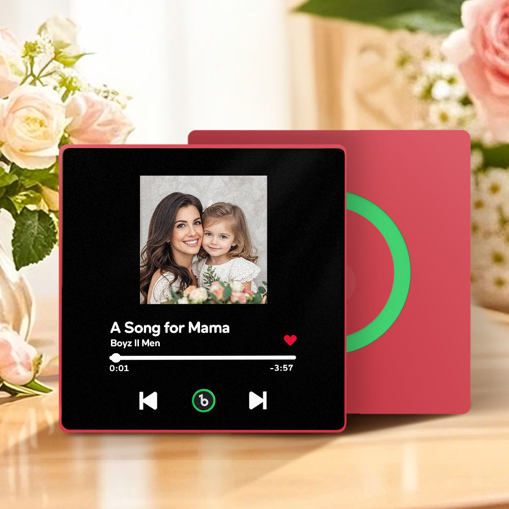 Regalo Per La Festa Della Mamma, Magnete Per Frigorifero Musicale, Nuovo Adesivo Fotografico Da Parete Con Aggiornamento 4.0, Che Riproduce Musica Senza Telefono Cellulare, Stili Multipli, Regalo Per La Mamma - mymoonlampit