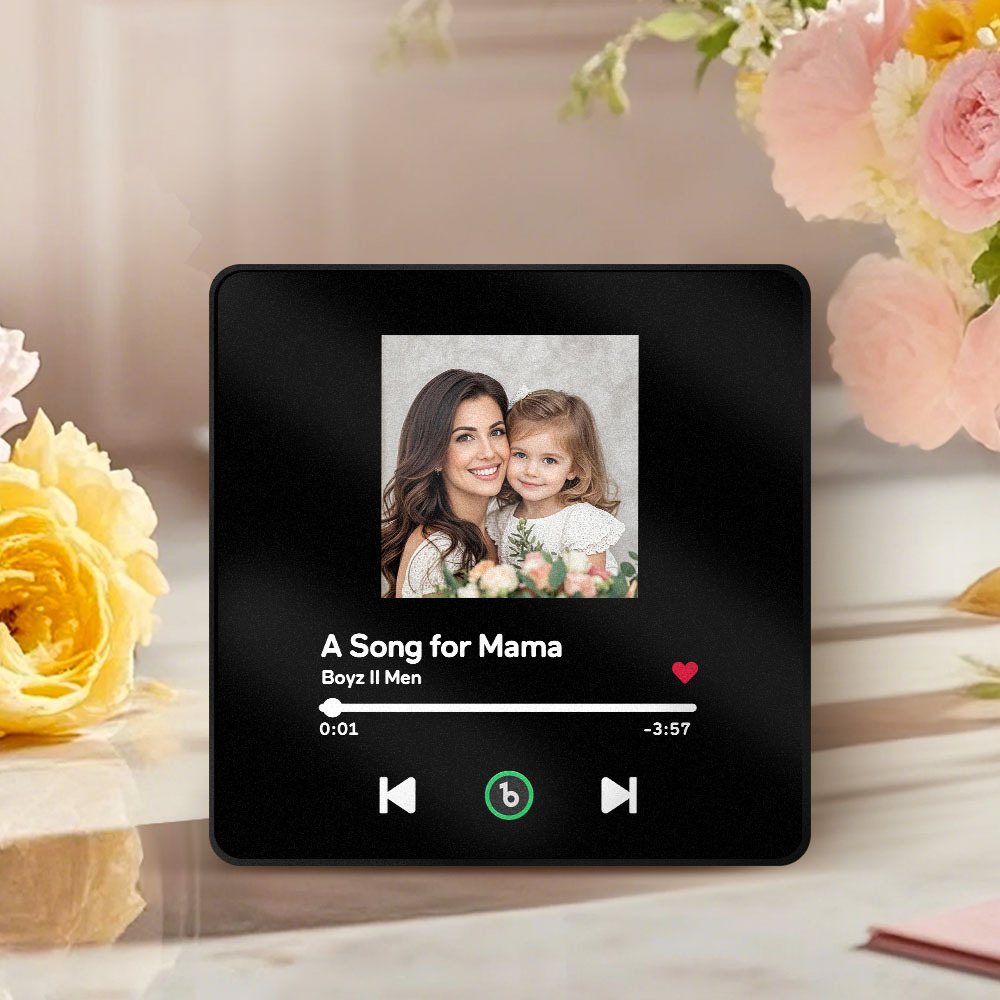 Regalo Per La Festa Della Mamma, Magnete Per Frigorifero Musicale, Nuovo Adesivo Fotografico Da Parete Con Aggiornamento 4.0, Che Riproduce Musica Senza Telefono Cellulare, Stili Multipli, Regalo Per La Mamma - mymoonlampit