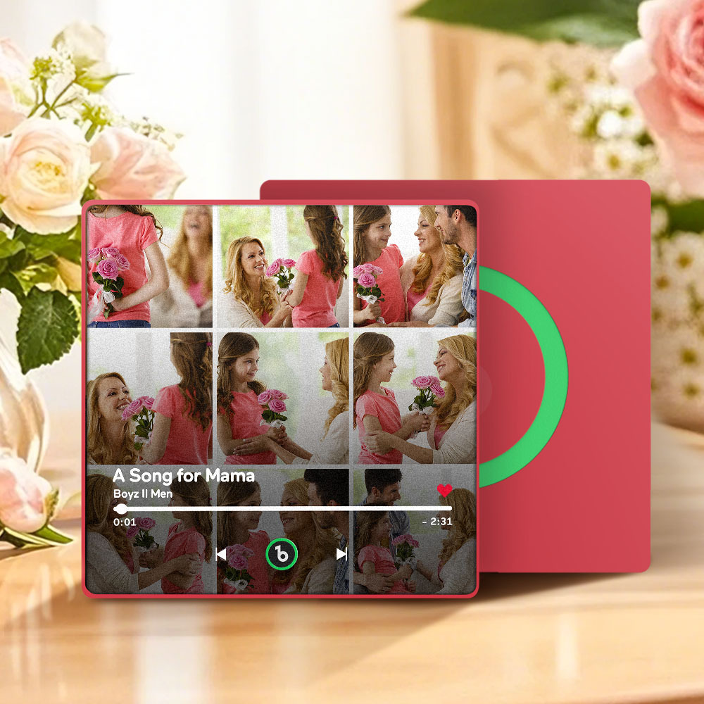 Regalo Per La Festa Della Mamma, Magnete Per Frigorifero Musicale, Nuovo Adesivo Fotografico Da Parete Con Aggiornamento 4.0, Che Riproduce Musica Senza Telefono Cellulare, Stili Multipli, Regalo Per La Mamma - mymoonlampit