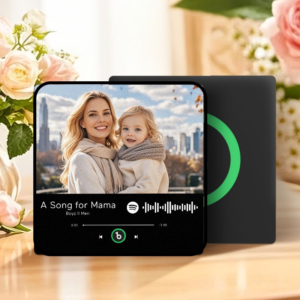 Regalo Per La Festa Della Mamma, Magnete Per Frigorifero Musicale, Nuovo Adesivo Fotografico Da Parete Con Aggiornamento 4.0, Che Riproduce Musica Senza Telefono Cellulare, Stili Multipli, Regalo Per La Mamma - mymoonlampit