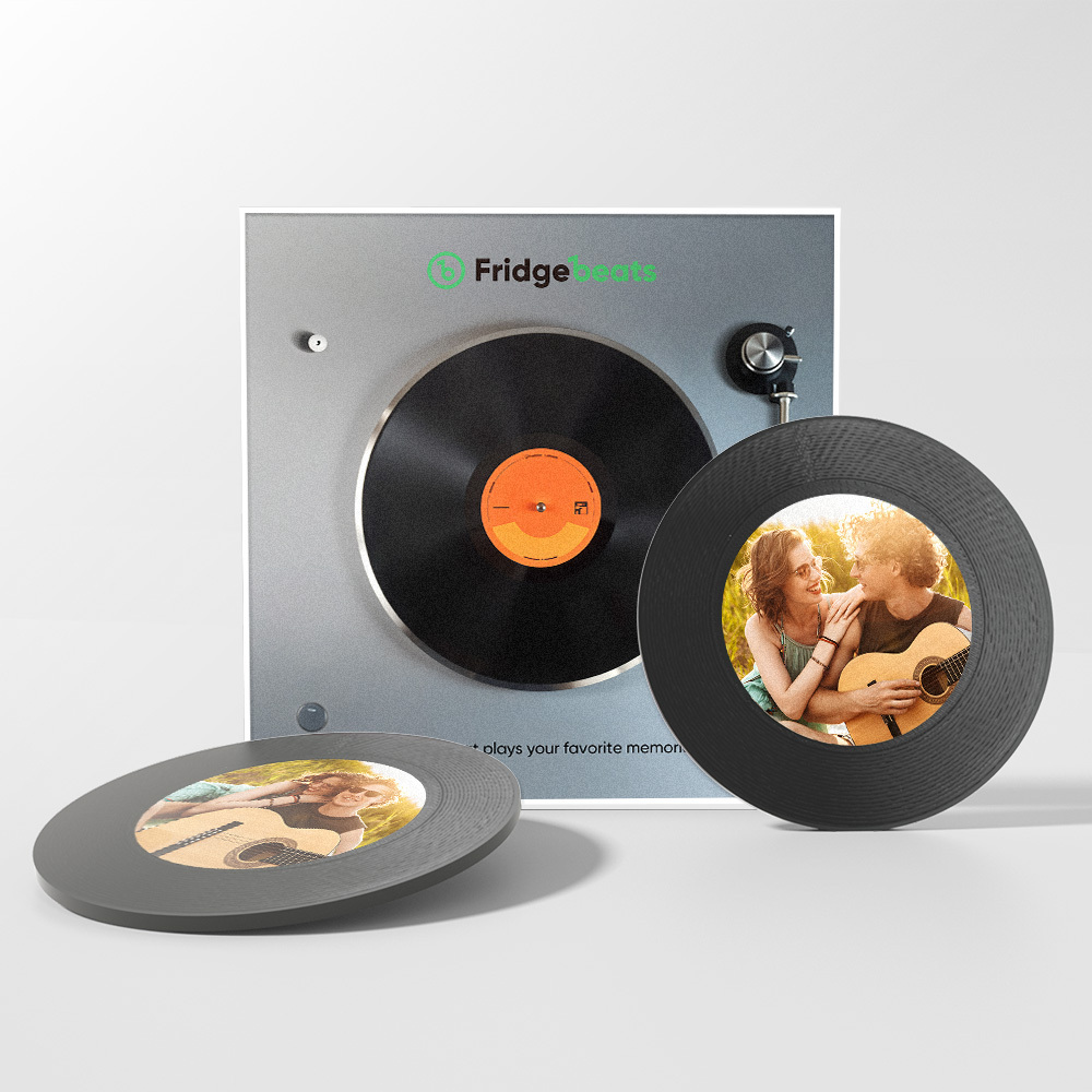 Magnete Per Frigorifero Con Canzone Personalizzata Con Foto Supporta Funzionalità Nfc Regali Per Uomini - mymoonlampit