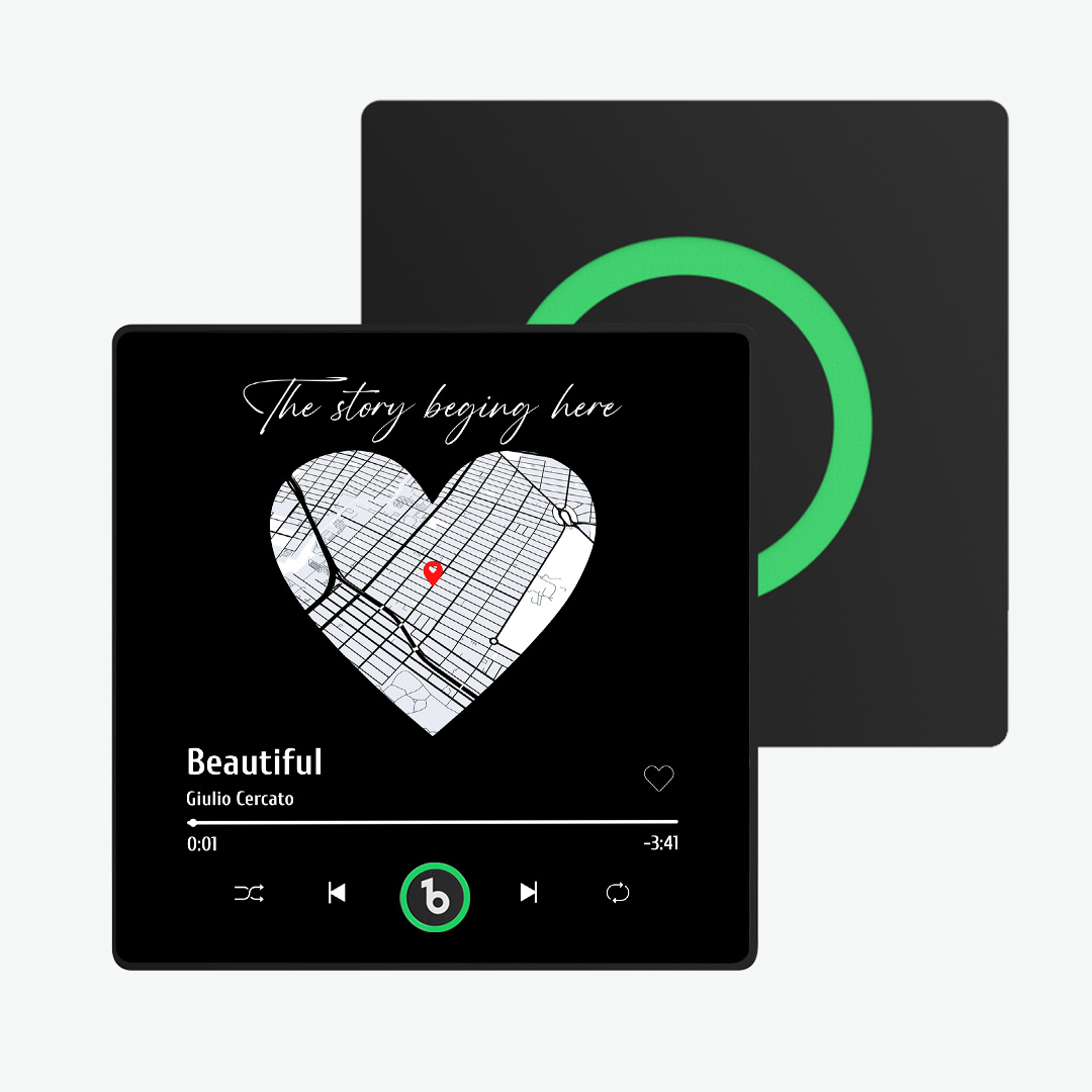 Magnete Da Frigorifero Personalizzato Con Musica Viola Ametista Nuovo Adesivo Fotografico Da Parete Musicale Con Aggiornamento 4.0 Che Riproduce Musica Senza Telefono Cellulare Stili Multipli Regali Di San Valentino - mymoonlampit