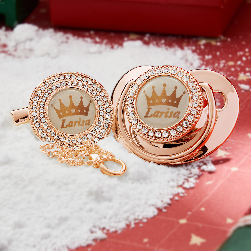 Ciuccio Personalizzato Fatto A Mano, Regalo Squisito Per Il Tuo Piccolo