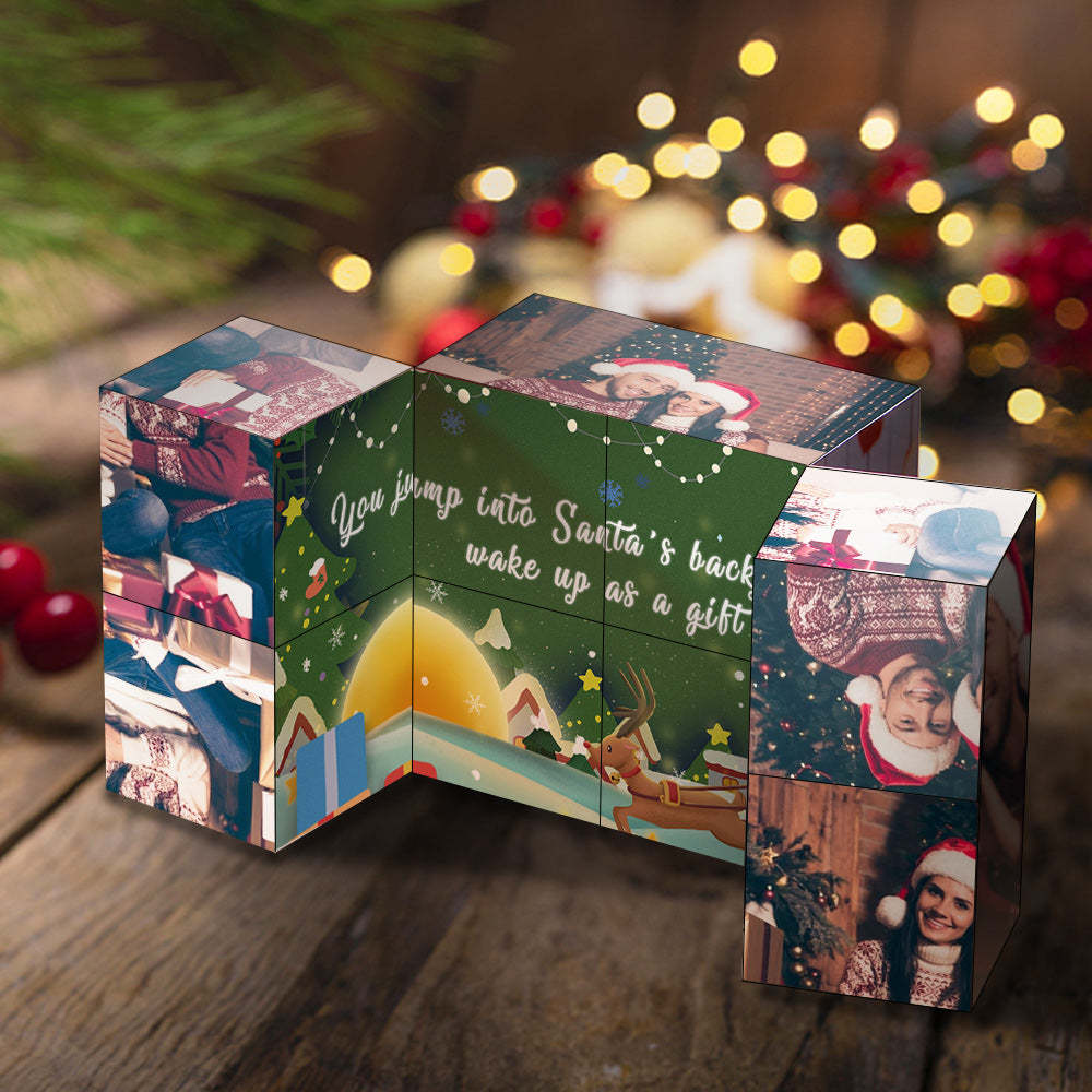 Regalo Di Natale Cubo Di Rubik Personalizzato Cubo Con Foto Infinity Decorazione Domestica Per L'amante - fotolampadaluna