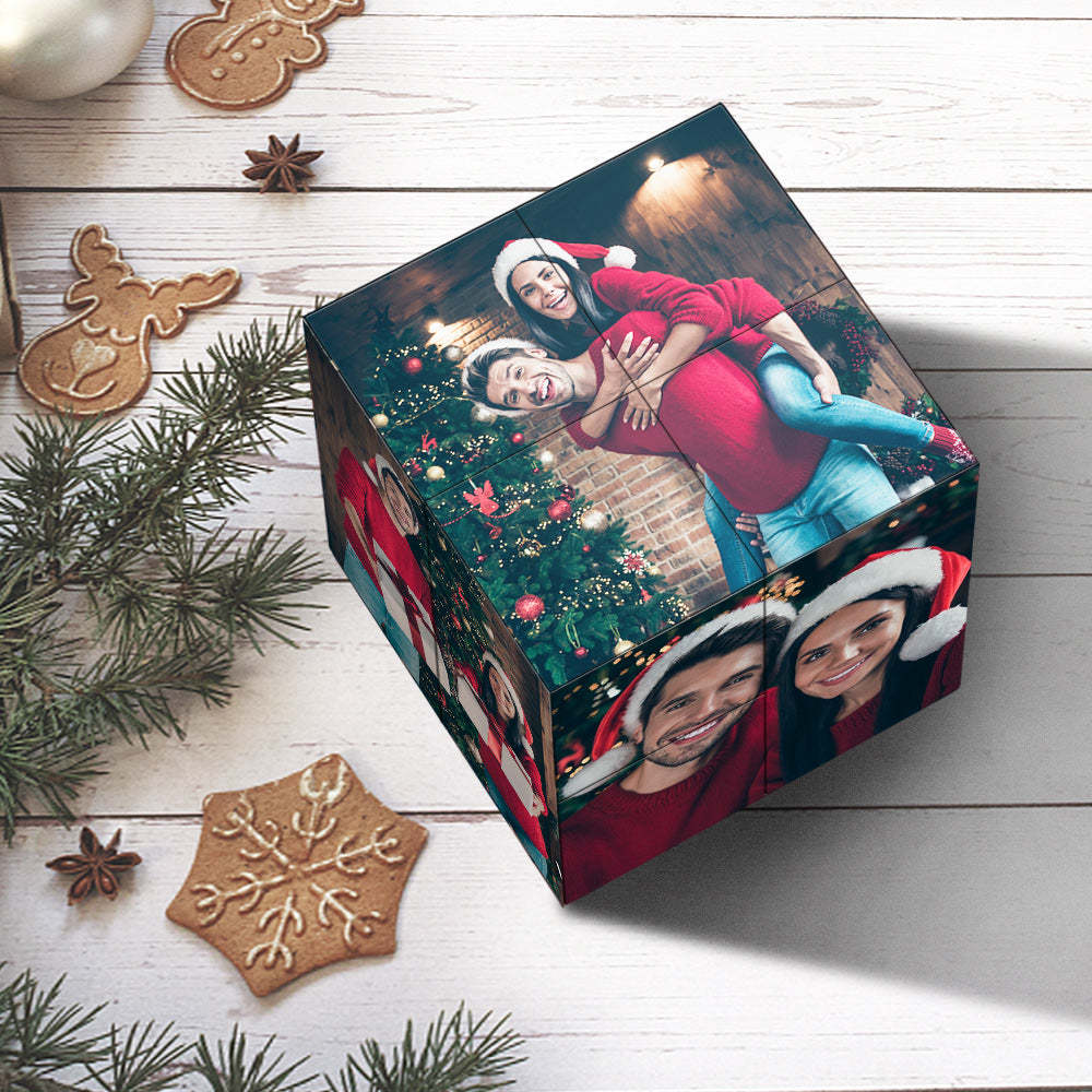 Regalo Di Natale Cubo Di Rubik Personalizzato Cubo Con Foto Infinity Decorazione Domestica Per L'amante - fotolampadaluna