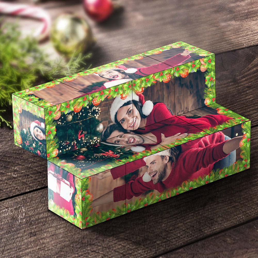 Regalo Di Natale Cubo Di Rubik Personalizzato Cubo Con Foto Infinity Decorazione Domestica Per L'amante - fotolampadaluna