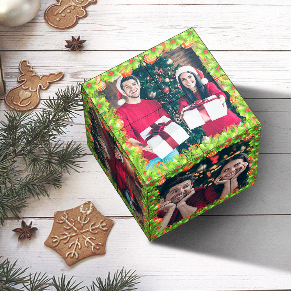 Regalo Di Natale Cubo Di Rubik Personalizzato Cubo Con Foto Infinity Decorazione Domestica Per L'amante - fotolampadaluna
