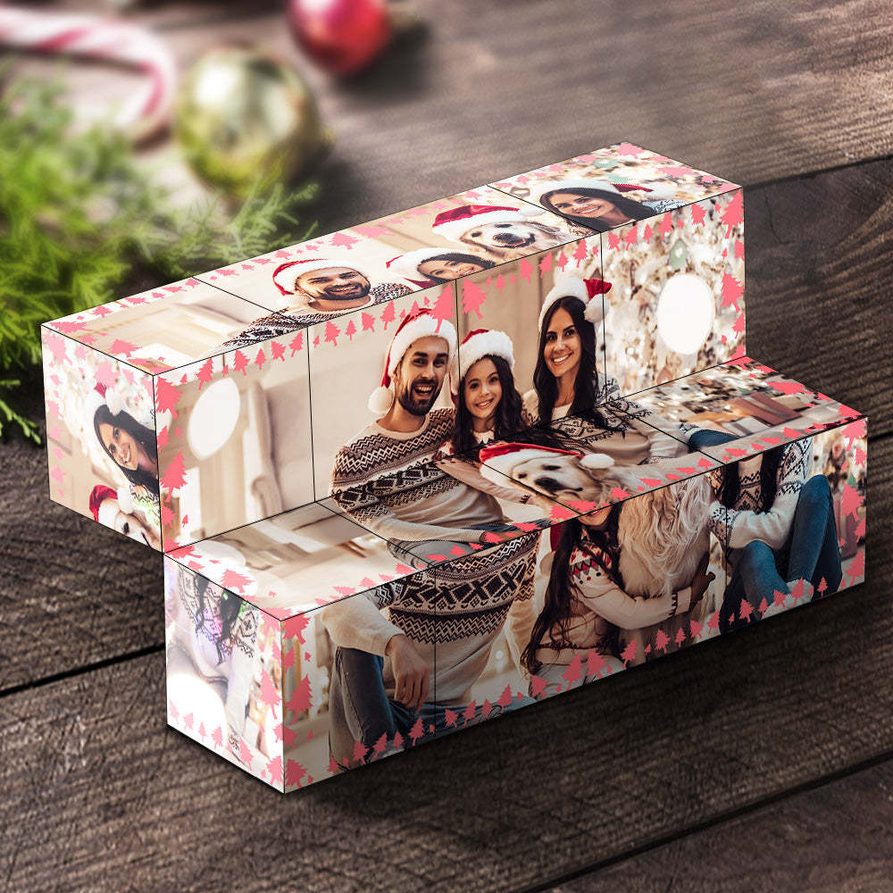 Regalo Di Natale Cubo Di Rubik Personalizzato Cubo Con Foto Infinity Decorazione Domestica Per L'amante - fotolampadaluna
