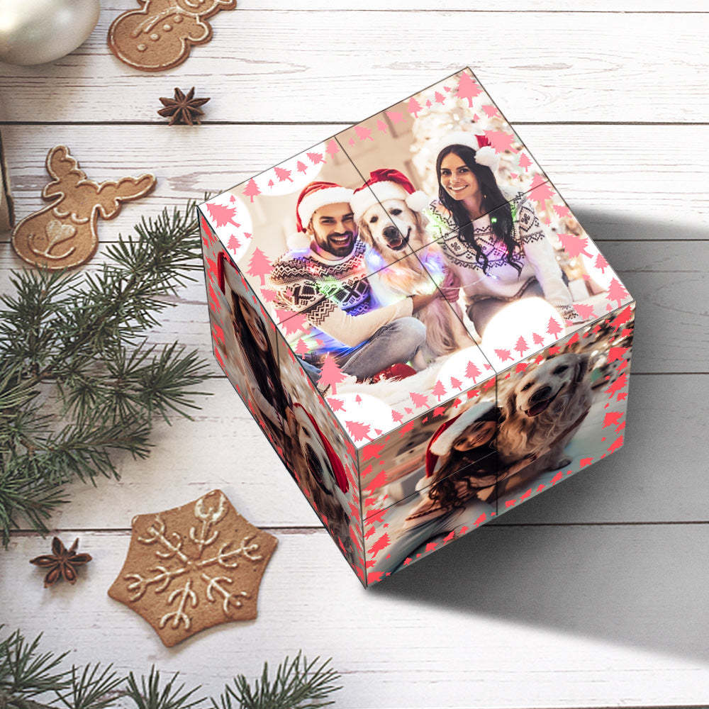 Regalo Di Natale Cubo Di Rubik Personalizzato Cubo Con Foto Infinity Decorazione Domestica Per L'amante - fotolampadaluna