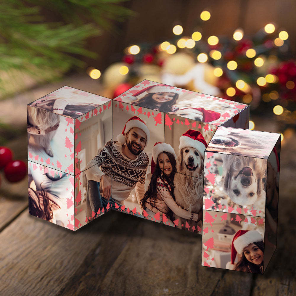 Regalo Di Natale Cubo Di Rubik Personalizzato Cubo Con Foto Infinity Decorazione Domestica Per L'amante - fotolampadaluna