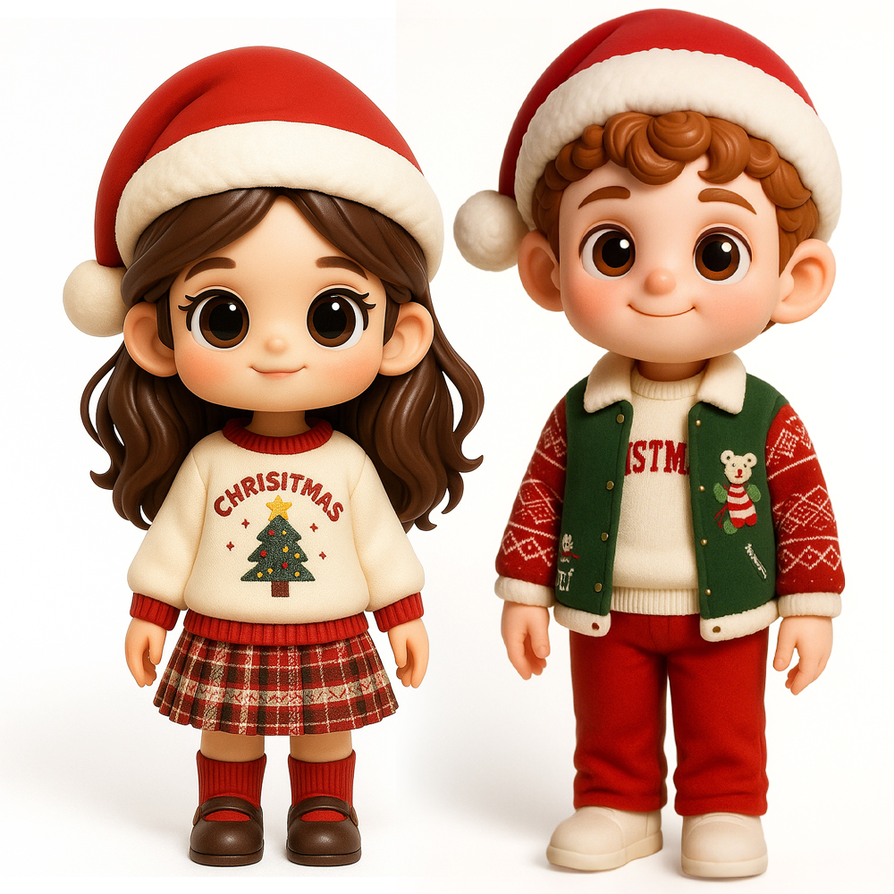 Portachiavi Con Minifigure 3d Personalizzate, Ciondolo Per Zaino Personalizzato Da Foto Di Figure Da Scrivania 3d