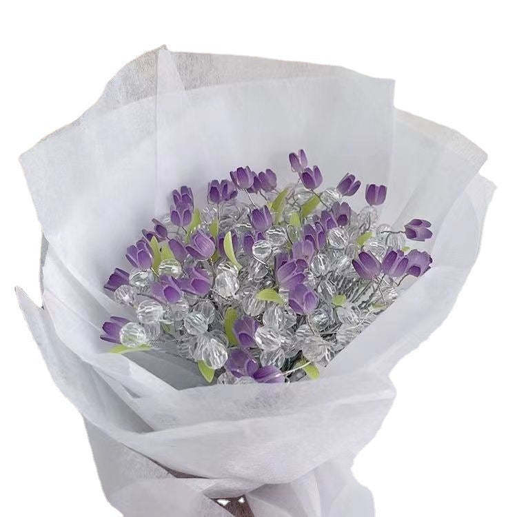 Bouquet Di Tulipani Fai Da Te Leggero Regalo Luminoso Per Il Suo Regalo Romantico - fotolampadaluna