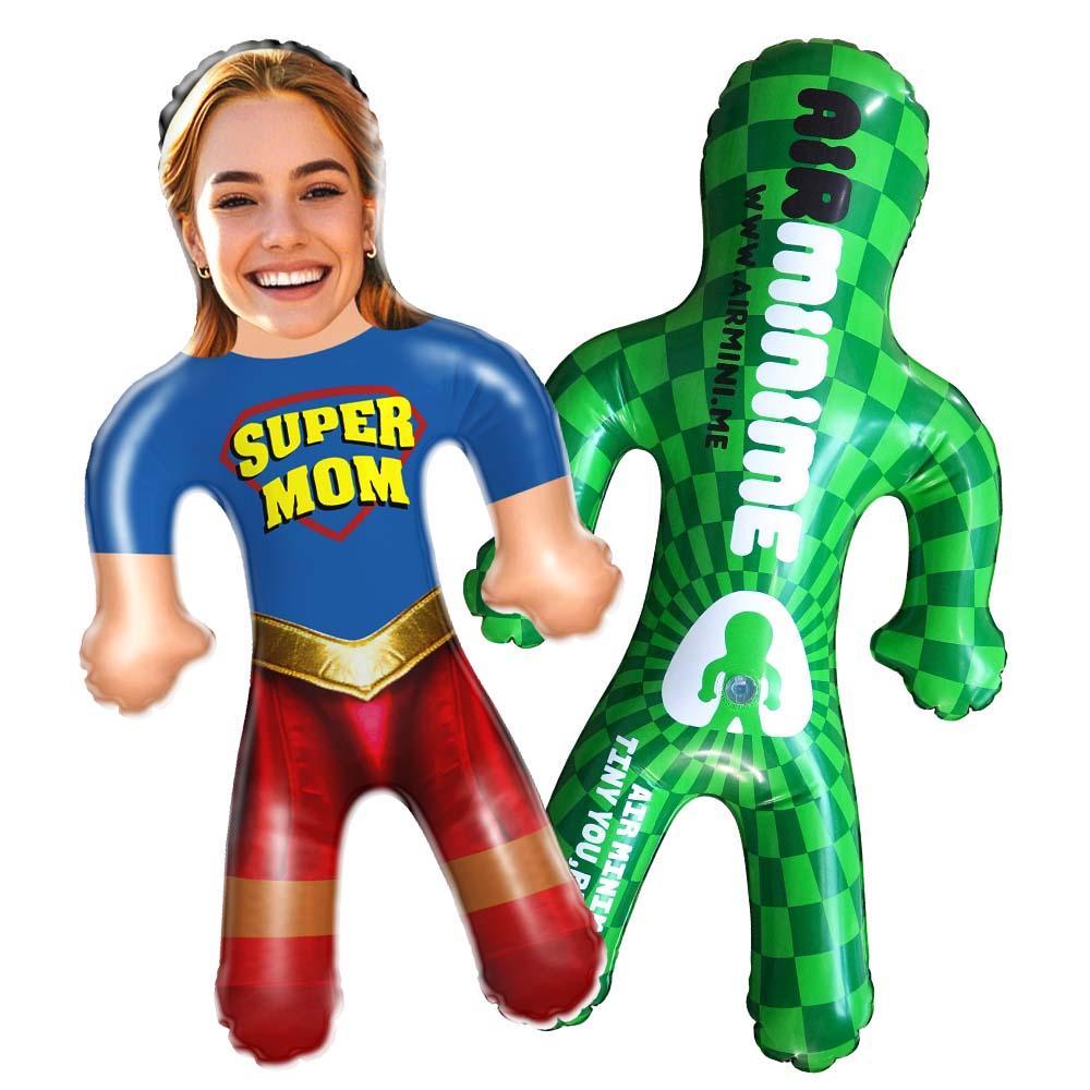 Super Mom Air Minime Doll – Bambola Gonfiabile Personalizzata Per La Mamma Eroina - mymoonlampit