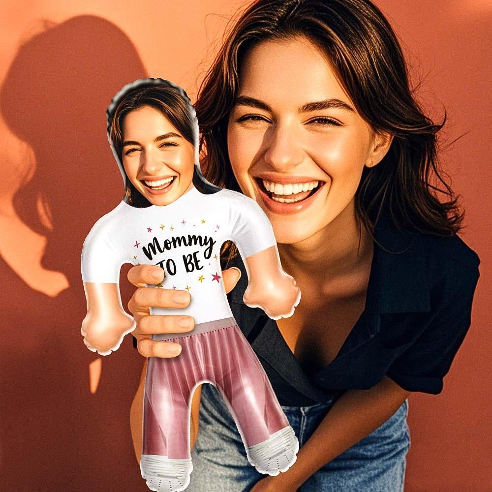 Bambola Gonfiabile Personalizzata 'mommy To Be Cool Mom' - Regalo Con Faccia Buffa Per La Festa Della Mamma - mymoonlampit