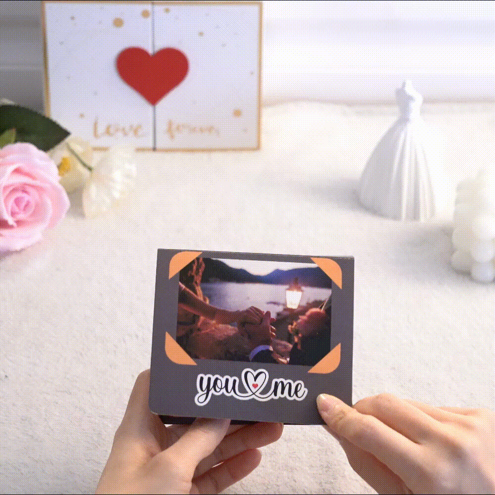 Album Fotografico Pop-up Natalizio Personalizzato: Libro Dei Ricordi 3d Personalizzato Con Le Tue Foto E Musica, Album Di Ritagli Fatto A Mano Con Effetto Esplosivo, Regalo Per Anniversario, Matrimonio, Compleanno - mymoonlampit