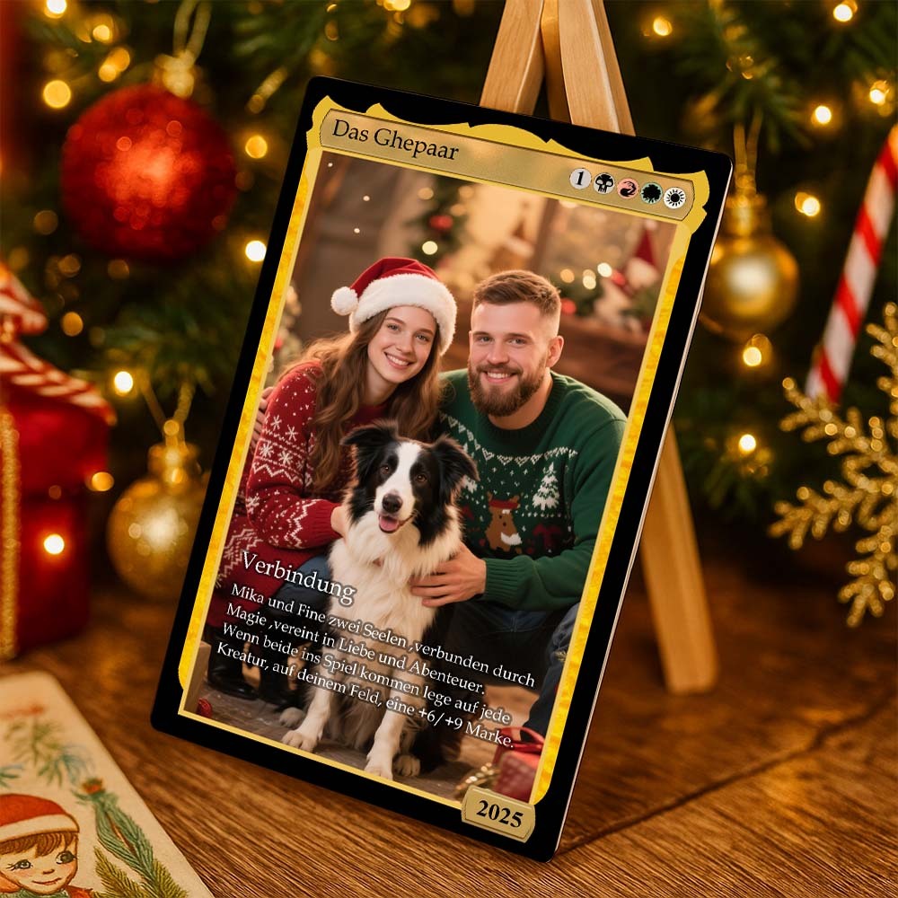 Figurina Personalizzata Per Coppie – Regalo Fantasy Con Foto Personalizzata Per Natale O Anniversario - mymoonlampit