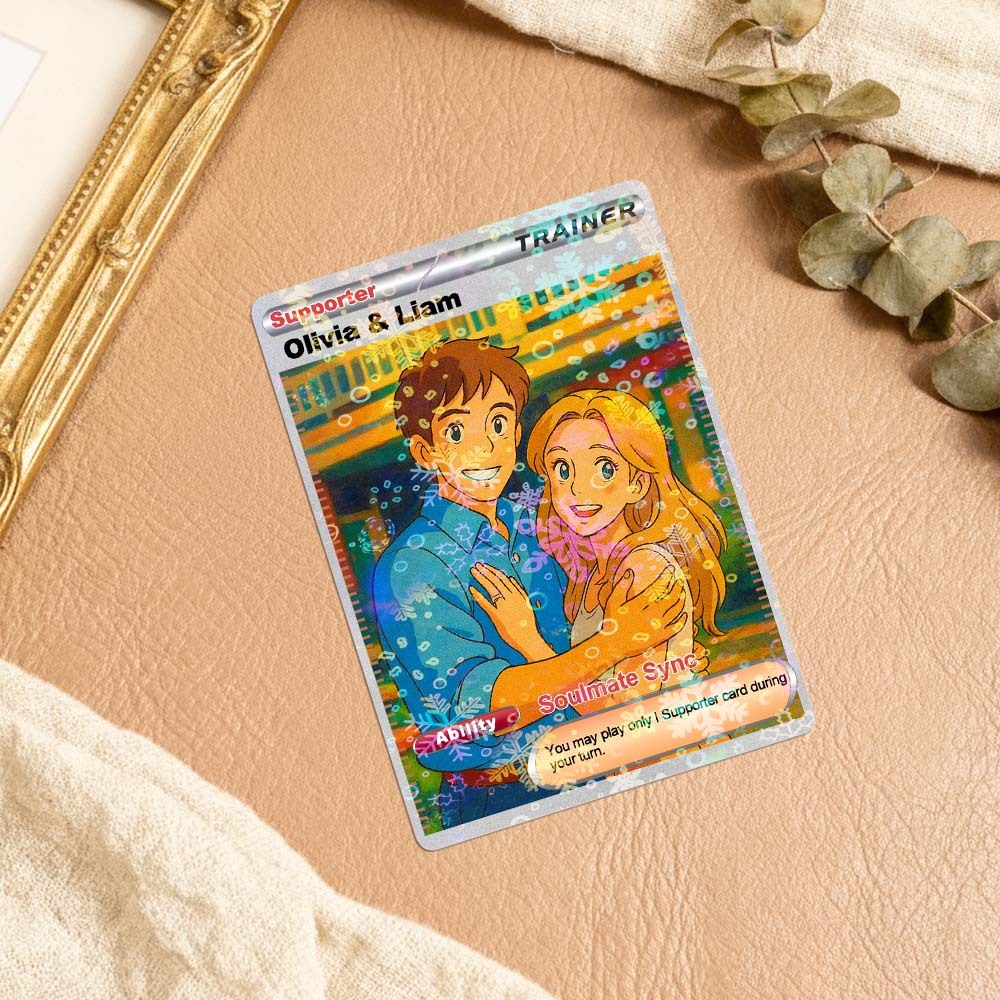 Biglietto Di San Valentino Personalizzato Per Coppie, Biglietto In Acrilico Con Disegni Animati E Opzioni Di Stile Della Pellicola. - mymoonlampit