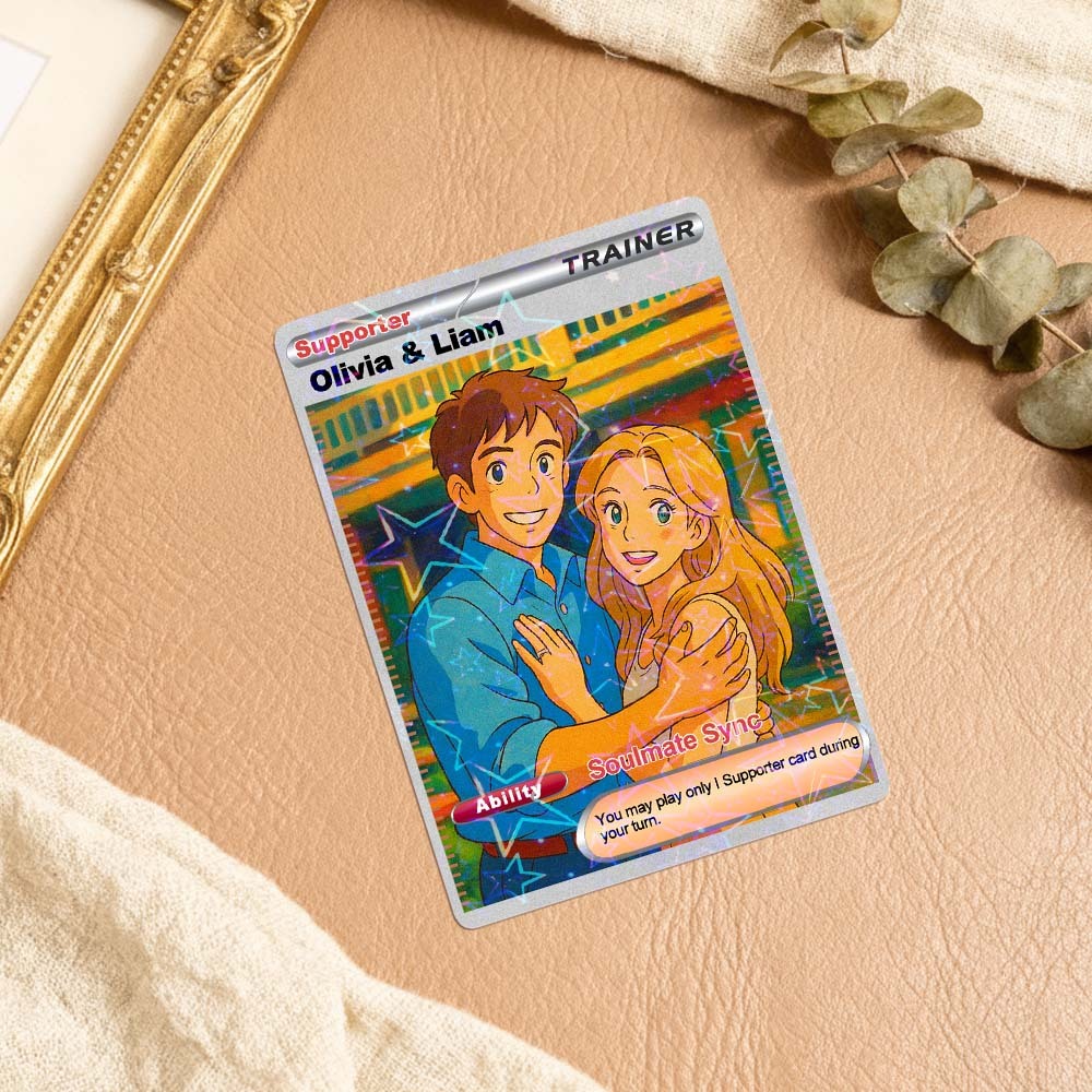 Biglietto Di San Valentino Personalizzato Per Coppie, Biglietto In Acrilico Con Disegni Animati E Opzioni Di Stile Della Pellicola. - mymoonlampit