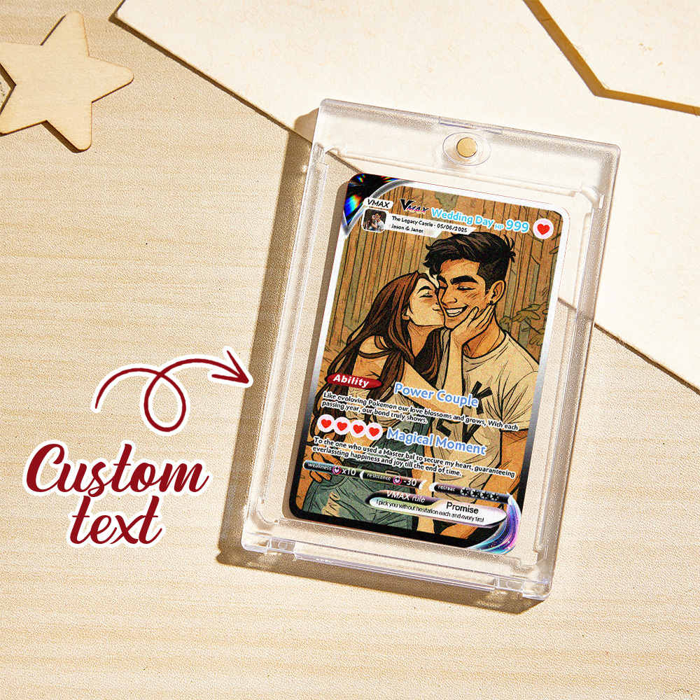 Biglietto Di Auguri Personalizzato Per Coppie Anime, Regalo Romantico Di San Valentino Per La Coppia, Regalo Unico Da Collezione. - mymoonlampit