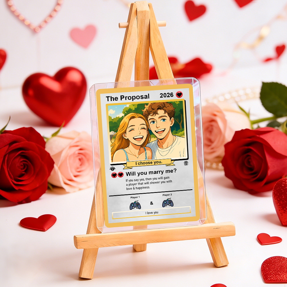 Biglietto Lenticolare Personalizzato Per San Valentino, Coppia Di Successo, Biglietto Di Anniversario Personalizzato, Foto Di Coppia, Stile Anime, Regalo Di San Valentino Per Innamorati - mymoonlampit