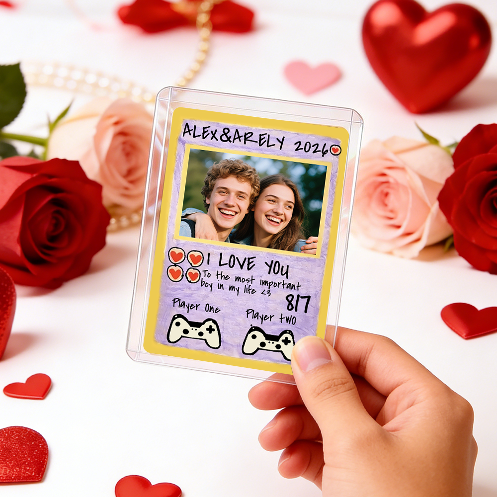 Biglietto Lenticolare Personalizzato Per San Valentino, Coppia Di Successo, Biglietto Di Anniversario Personalizzato, Foto Di Coppia, Stile Anime, Regalo Di San Valentino Per Innamorati - mymoonlampit