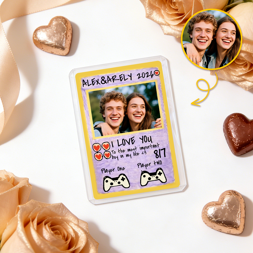 Biglietto Lenticolare Personalizzato Per San Valentino, Coppia Di Successo, Biglietto Di Anniversario Personalizzato, Foto Di Coppia, Stile Anime, Regalo Di San Valentino Per Innamorati - mymoonlampit