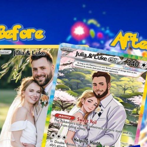 Carta Pokemon Per La Festa Del Papà Carta Pokemon Personalizzata Regalo Per Papà, Regalo Per La Festa Del Papà, Regalo Personalizzato - mymoonlampit