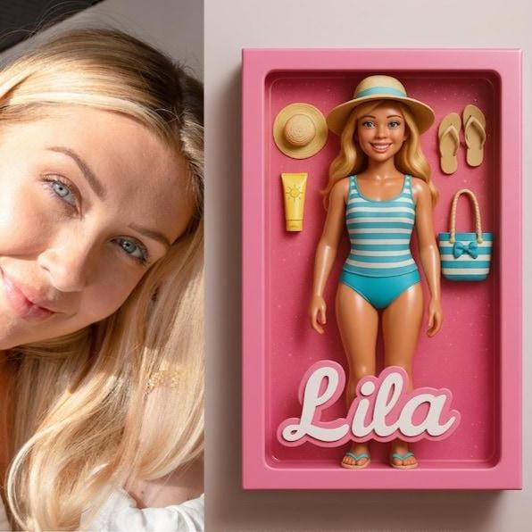 Ritratto Di Action Figure In Stile Bambola Personalizzato, Grafica Personalizzata Per Scatole Di Giocattoli, Kit Di Partenza Personalizzato, Grafica Personalizzata Per Action Figure, Regalo Di Tendenza Per Action Figure - mymoonlampit