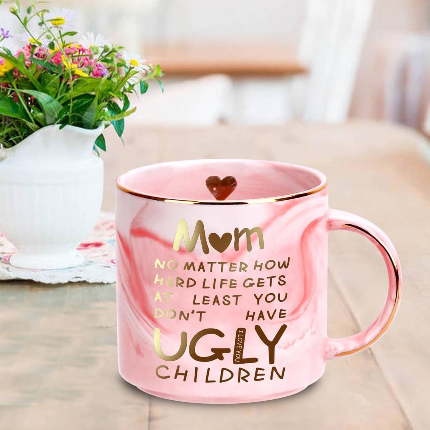 Regali Per La Festa Della Mamma: Tazza Da Caffè Da 350 Ml Per La Mamma Da Figlia E Figlio, Regalo Di Compleanno Unico Per Mamma E Moglie Da Marito, Regalo Divertente Per La Festa Della Mamma In Occasione Dell'anniversario Di Pensionamento. - mymoonlampit