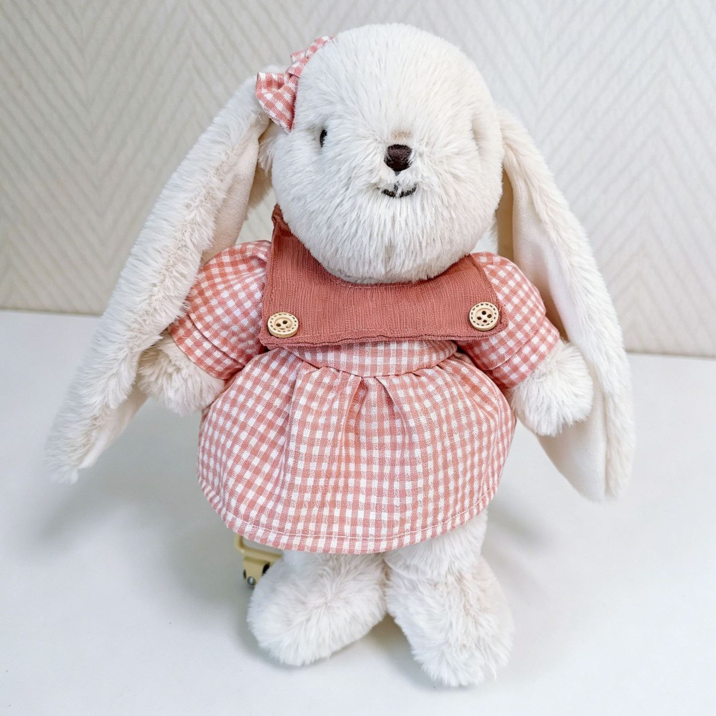 Peluche Coniglietto Personalizzato, Giocattolo Coniglio Personalizzato Per Bambino, Animale Farcito Per L'asilo Nido, Regalo Per La Doccia Per Bambini - mymoonlampit