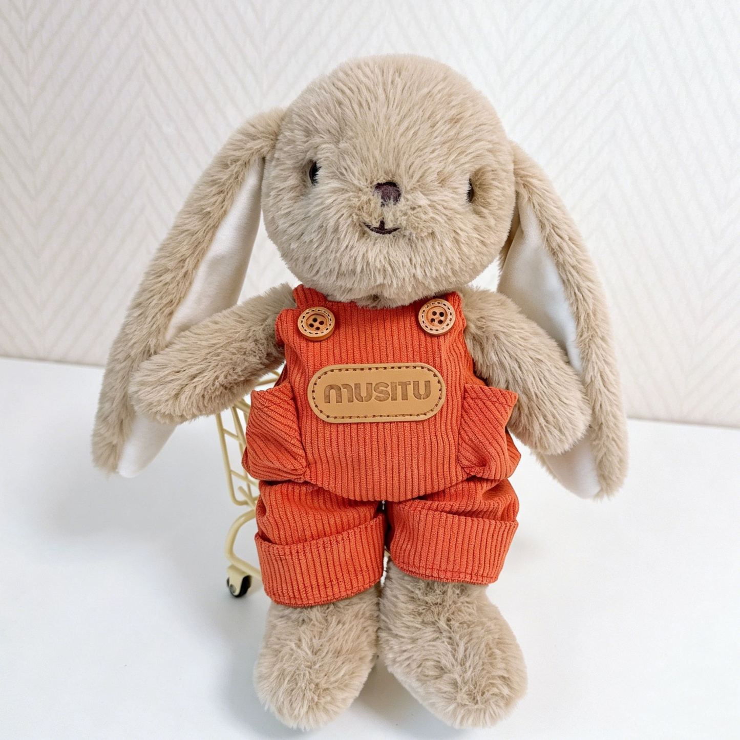 Peluche Coniglietto Personalizzato, Giocattolo Coniglio Personalizzato Per Bambino, Animale Farcito Per L'asilo Nido, Regalo Per La Doccia Per Bambini - mymoonlampit