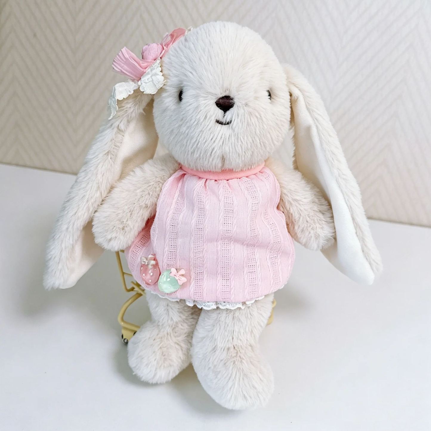 Peluche Coniglietto Personalizzato, Giocattolo Coniglio Personalizzato Per Bambino, Animale Farcito Per L'asilo Nido, Regalo Per La Doccia Per Bambini - mymoonlampit