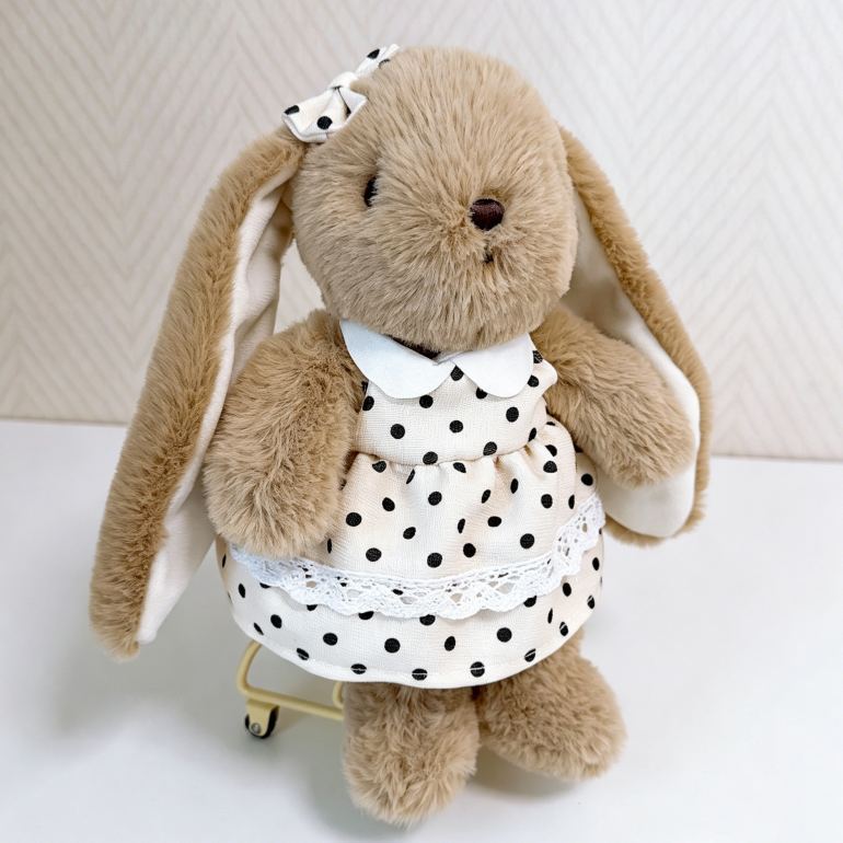 Peluche Coniglietto Personalizzato, Giocattolo Coniglio Personalizzato Per Bambino, Animale Farcito Per L'asilo Nido, Regalo Per La Doccia Per Bambini - mymoonlampit