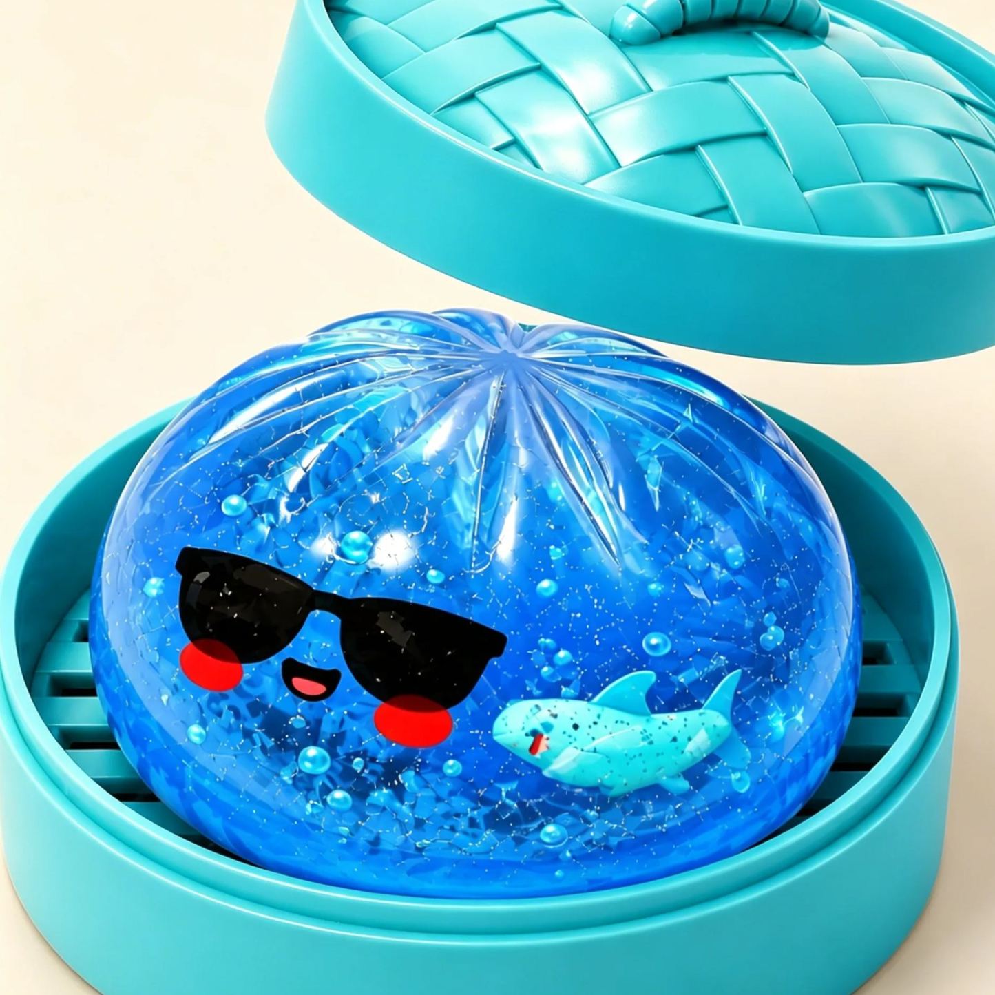 Glitter Gnocco Giocattoli Squishy Panino Al Vapore Palla Sensoriale Antistress Novità Scrivania Regalo Di Decompressione Da Spremere Morbido