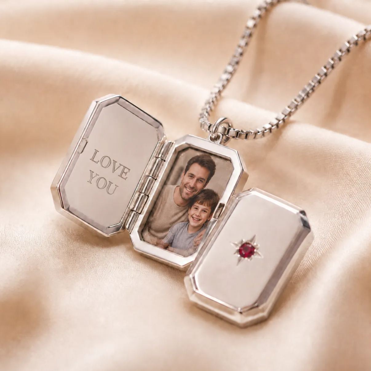 Collana Con Medaglione Personalizzato Con Foto, Collana Di Pietre Portafortuna, Regalo Da Damigella D'onore, Regalo Da Uomo, Gioielli Commemorativi, Regalo Di Compleanno, Regalo Per La Festa Del Papà - mymoonlampit