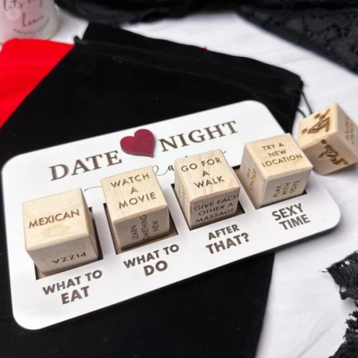 Dadi In Legno Per Data E Notte Gioco Di Dadi Per Coppie Impertinenti Per Lui Kit Di Dadi Per Coppie Portatili Divertenti Per Adulti Donne Uomini Marito Fidanzata Fidanzato San Valentino Sposa Matrimonio Addio Al Nubilato - mymoonlampit