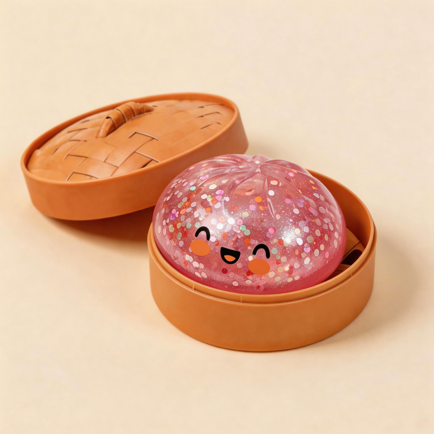 Glitter Gnocco Giocattoli Squishy Panino Al Vapore Palla Sensoriale Antistress Novità Scrivania Regalo Di Decompressione Da Spremere Morbido