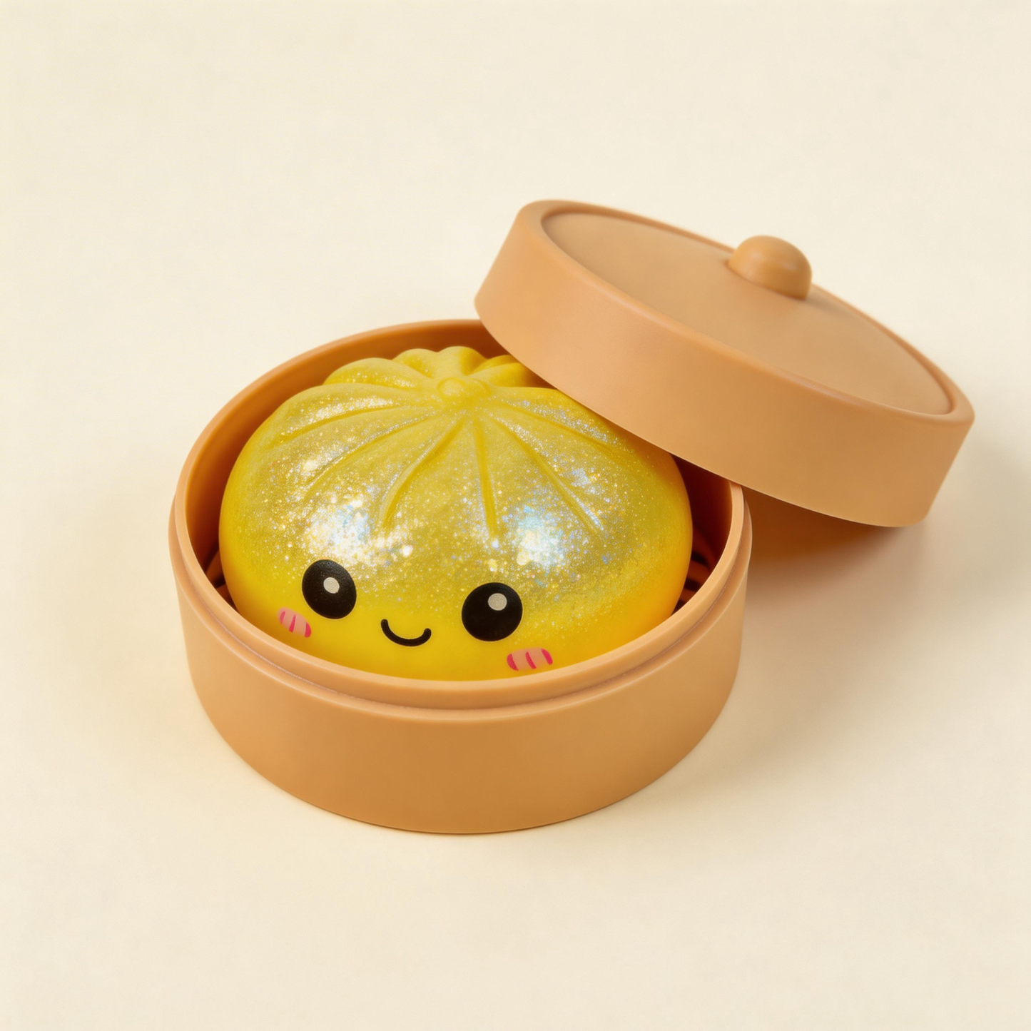 Glitter Gnocco Giocattoli Squishy Panino Al Vapore Palla Sensoriale Antistress Novità Scrivania Regalo Di Decompressione Da Spremere Morbido