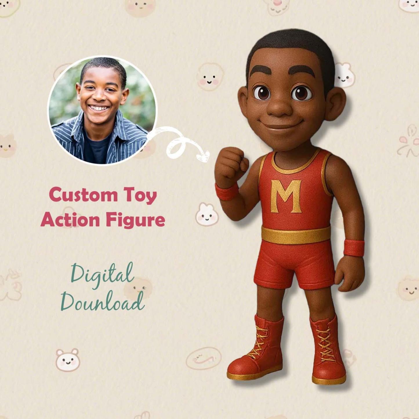 Benutzerdefinierte Actionfigur Zum Muttertag, Personalisierte Charakterfigur Aus Ai-foto, 3d-gedruckt, Perfekte Geschenke Für Mama - FotoSocken
