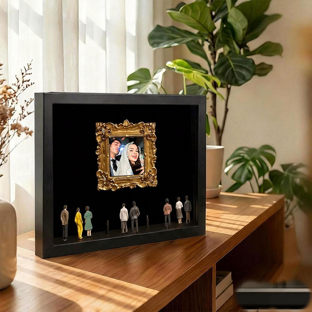 Personalisierter Bilderrahmen „museum Of Us" Als Geschenk Für Paare – Niedliche Miniatur-museumsgeschenke – Bedeutungsvolles Geschenk Zum Valentinstag Oder Jahrestag - FotoSocken