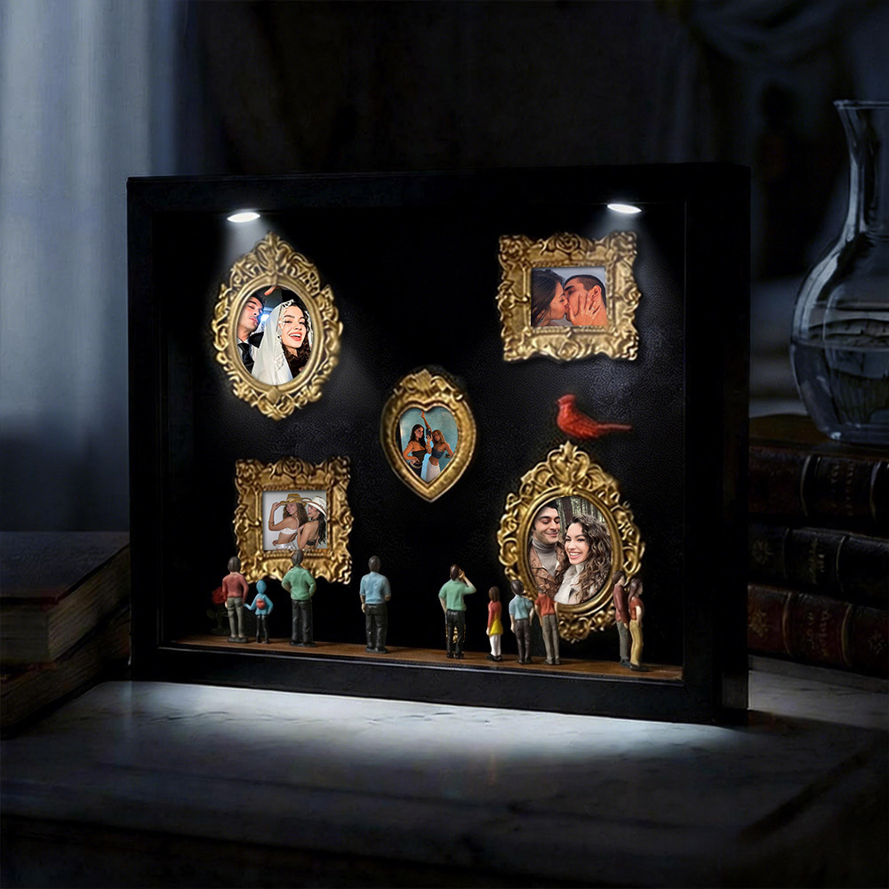 Personalisierter Bilderrahmen „museum Of Us" Als Geschenk Für Paare – Niedliche Miniatur-museumsgeschenke – Bedeutungsvolles Geschenk Zum Valentinstag Oder Jahrestag - FotoSocken