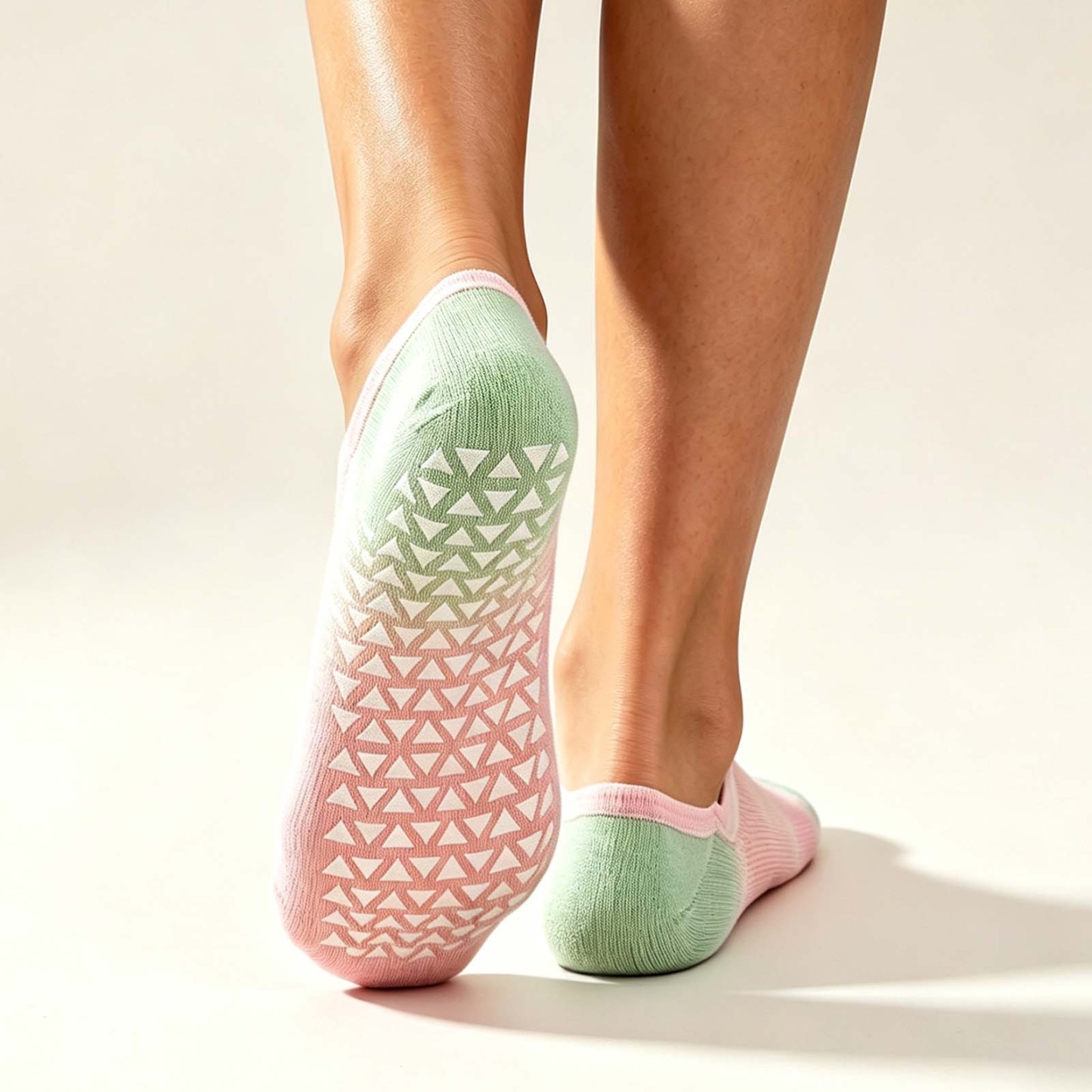 Niedrig Geschnittene Yoga-Griffsocken Mit Kreuzgurten, Rutschfeste Pilates-Griffsocken, Silikon-Griffsocken Mit Voller Sohle Für Damen-Fitness - FotoSocken