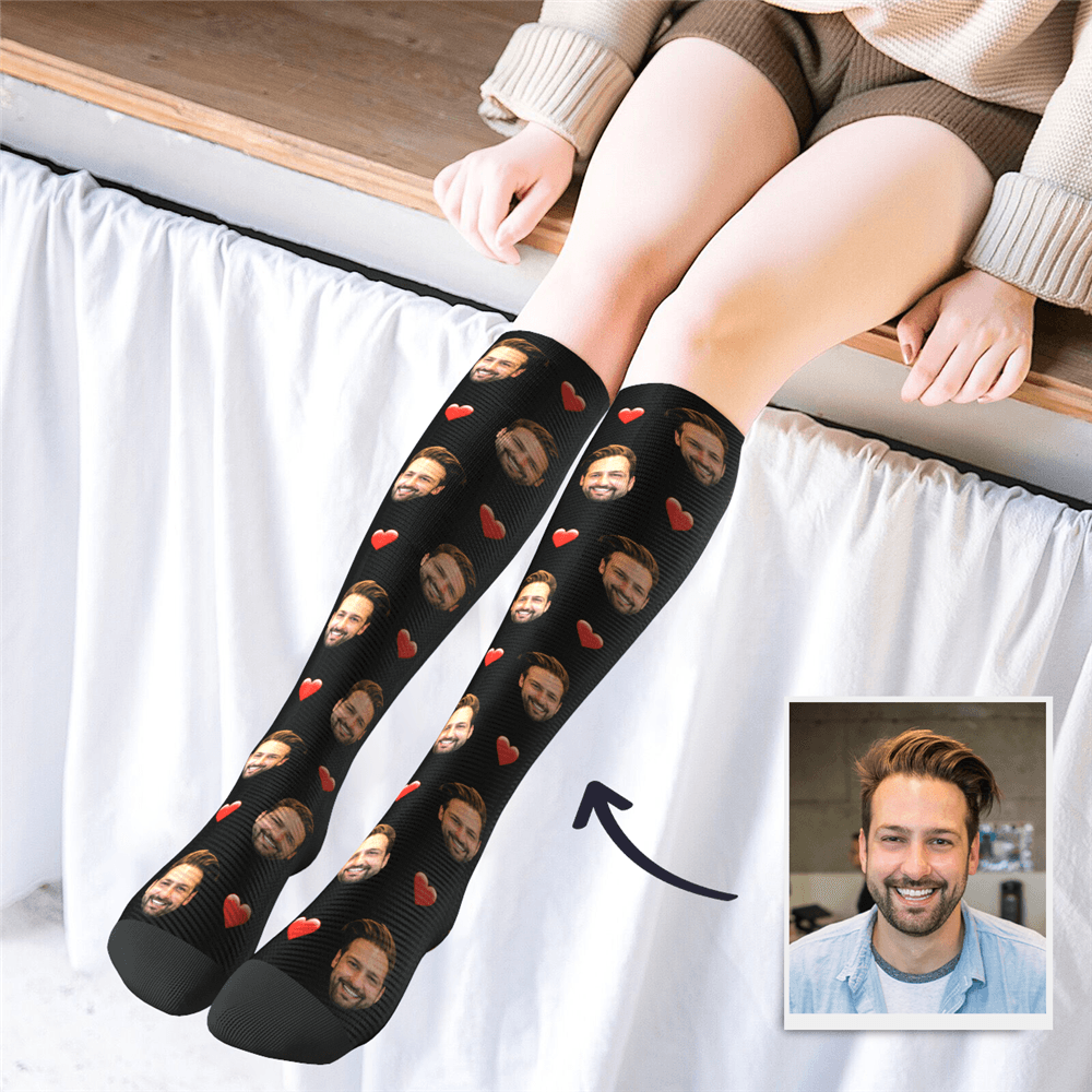 Personalisierte Gesicht Socken Foto Socken