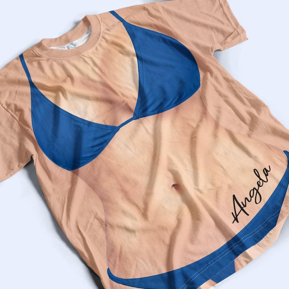 3D Sexy Body Bikini Summer - Personalized Full Print T Shirt - FotoSocken