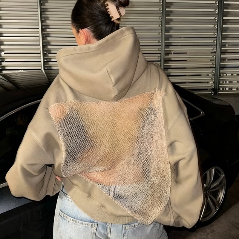 Sexy, Transparenter, Rückenfreier Hoodie Für Damen – Schicker, Leichter Pullover Für Herbst Und Winter, Trendiges Streetwear-sweatshirt, Perfektes Valentinstagsgeschenk Für Sie - GiftlabDE