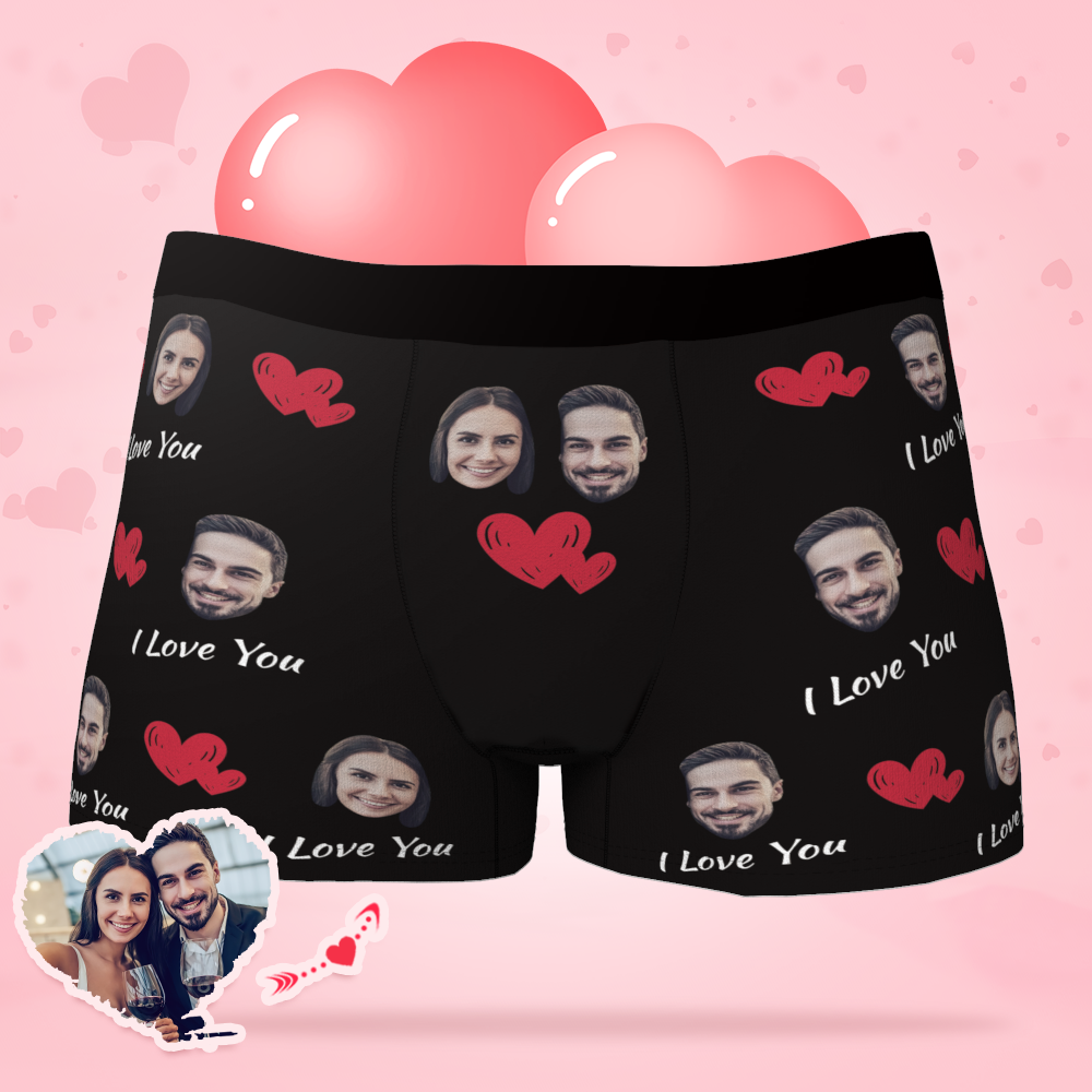 Herren Personalisierte Gesicht Boxershorts - Bestes Geschenk für Liebhaber