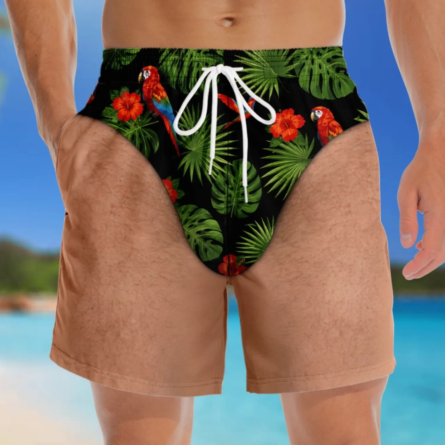 Benutzerdefinierte Lustige Männer Badehose Neuheit Optische Täuschung Badeshorts Lustige Neuheit Party Boardshorts Geschenk Für Ehemann Freund - FotoSocken