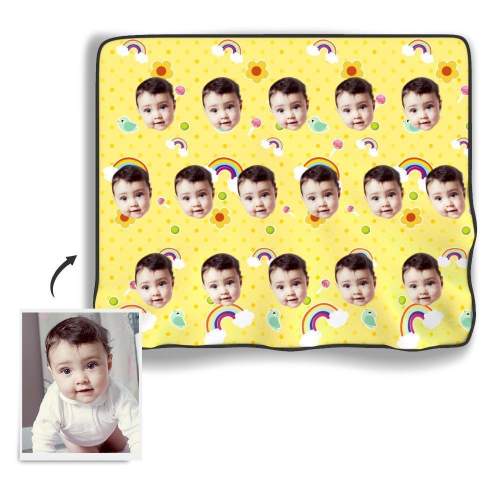 Baby Personalisierte Super weiche Fotodecke