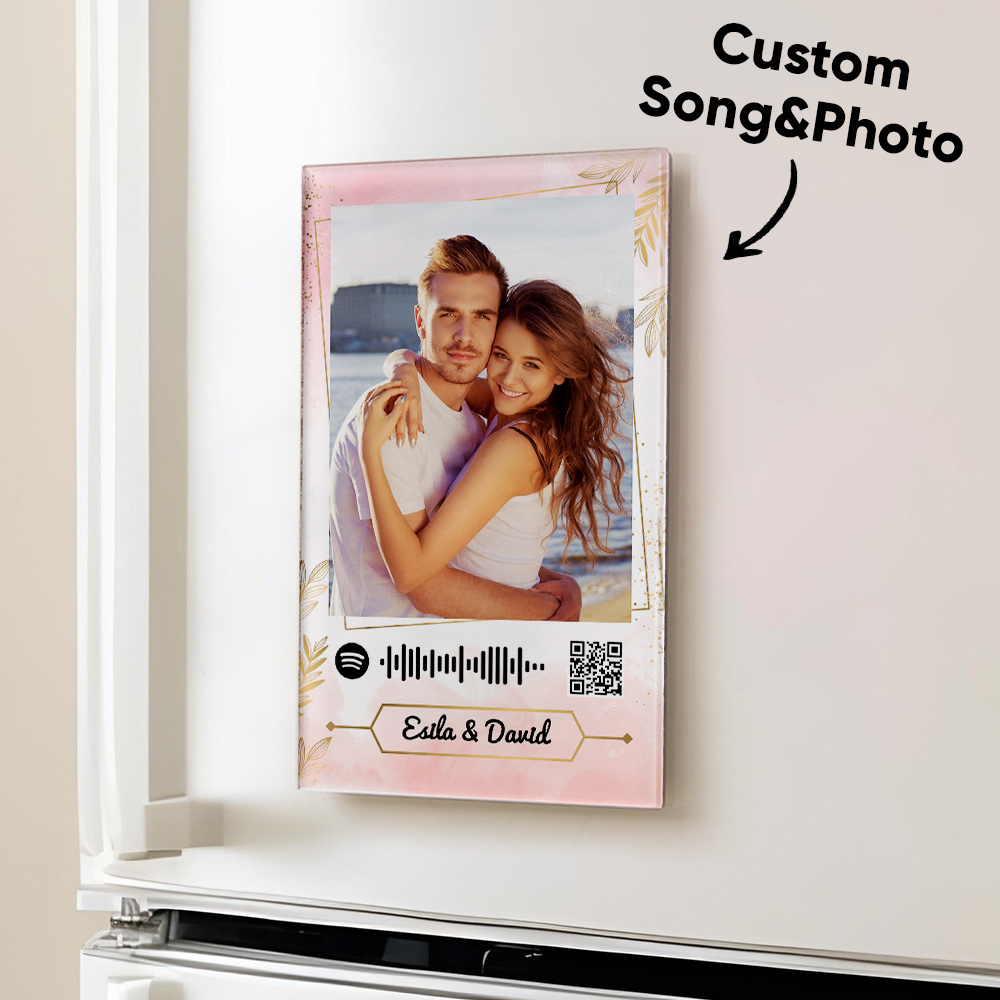 Nfc-musik-kühlschrankmagnet Aus Acryl, Individueller Musik-lied-kühlschrankmagnet, Personalisierter Musik-kühlschrankmagnet, Kann Lieder Abspielen - FotoSocken