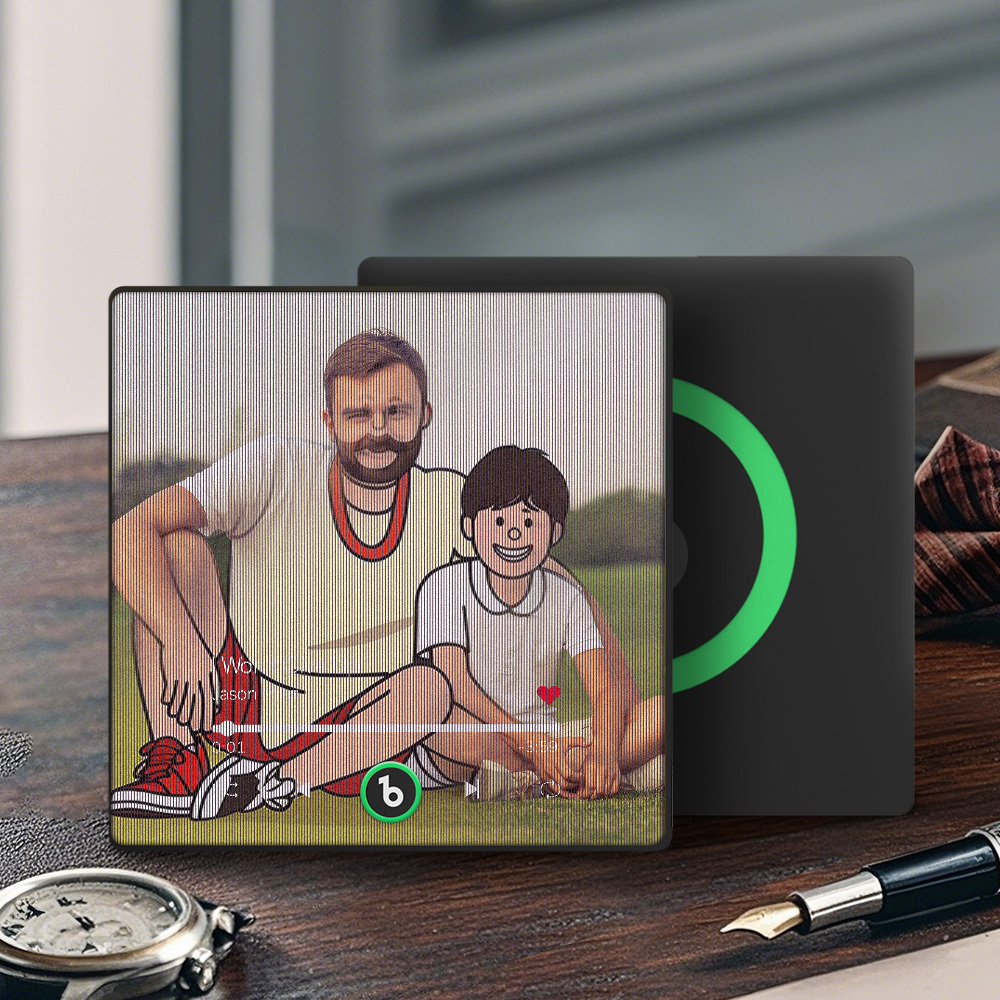 Kühlschrankmagnet Mit Motiv „cartoon-figuren", Lentikularmotiv, Musik, Lustiges Geschenk - FotoSocken